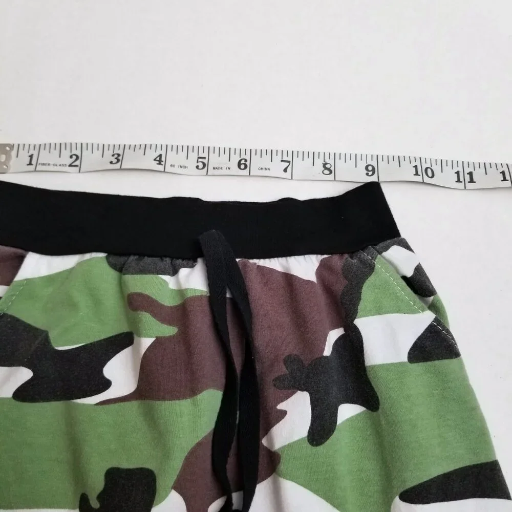 Baby Camo Jogger Pants Military Print Elastic Waist Unisex Size 6–12 Months